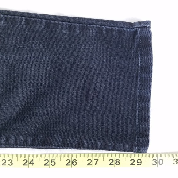 Bandolino Mandie Slim Straight Black Jeans Womens Size 8 Denim Pants Mid Rise - Picture 7 of 10